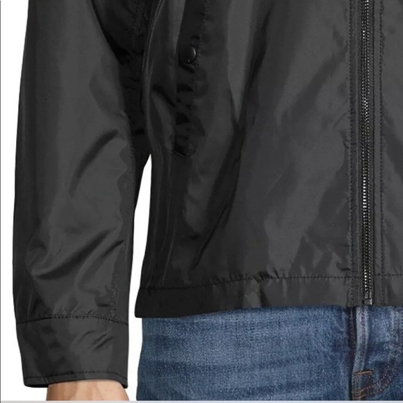 NWT John Varvatos Star USA Aviator Zip Up Windbreaker Jacket size Medium - Picture 7 of 7